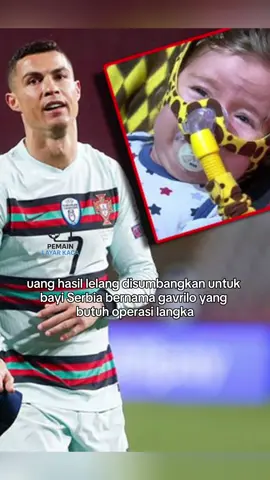 Karna Ronaldo marah dia selamatkan seorang bayi 🥰