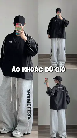 Áo khoác dù brand godmother #review #fyp #outfit #xuhuong 