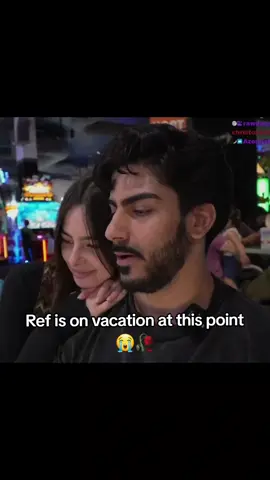 Ref just on vacation 😭🥀  #couple #rizz #fyp #rawdogmoon #morgan 