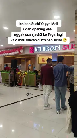 Ichiban Sushi Yogya Mall udah opening yaaa.. nggak usah jauh2 ke Tegal lagi kalo mau makan di ichiban sushi😁 #ichibansushi #ichibansushibrebes #yogyamallbrebes 
