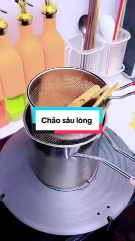 Chảo sâu lòng chiên rán #giadungthongminh #giadungtienich #xuhuong #tiktok 