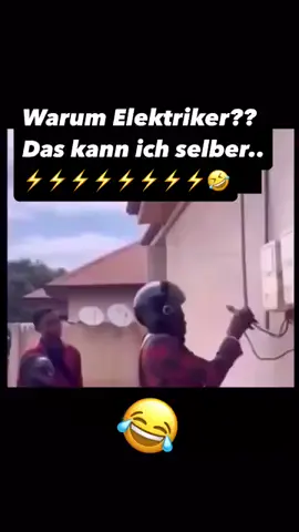 #Warum Elektriker?? Das kann ich selber.. 😀 nicht nachmachen #shortvideo #lustigeclips 
