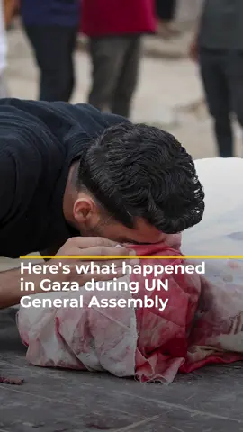 As world leaders talked about acting against Israel at the UN General Assembly, more than 360 Palestinians in Gaza were killed, with many more injured, starved and displaced by the ongoing genocide.  . Israel has killed 66,000 Palestinians since October 7, 2023. #news