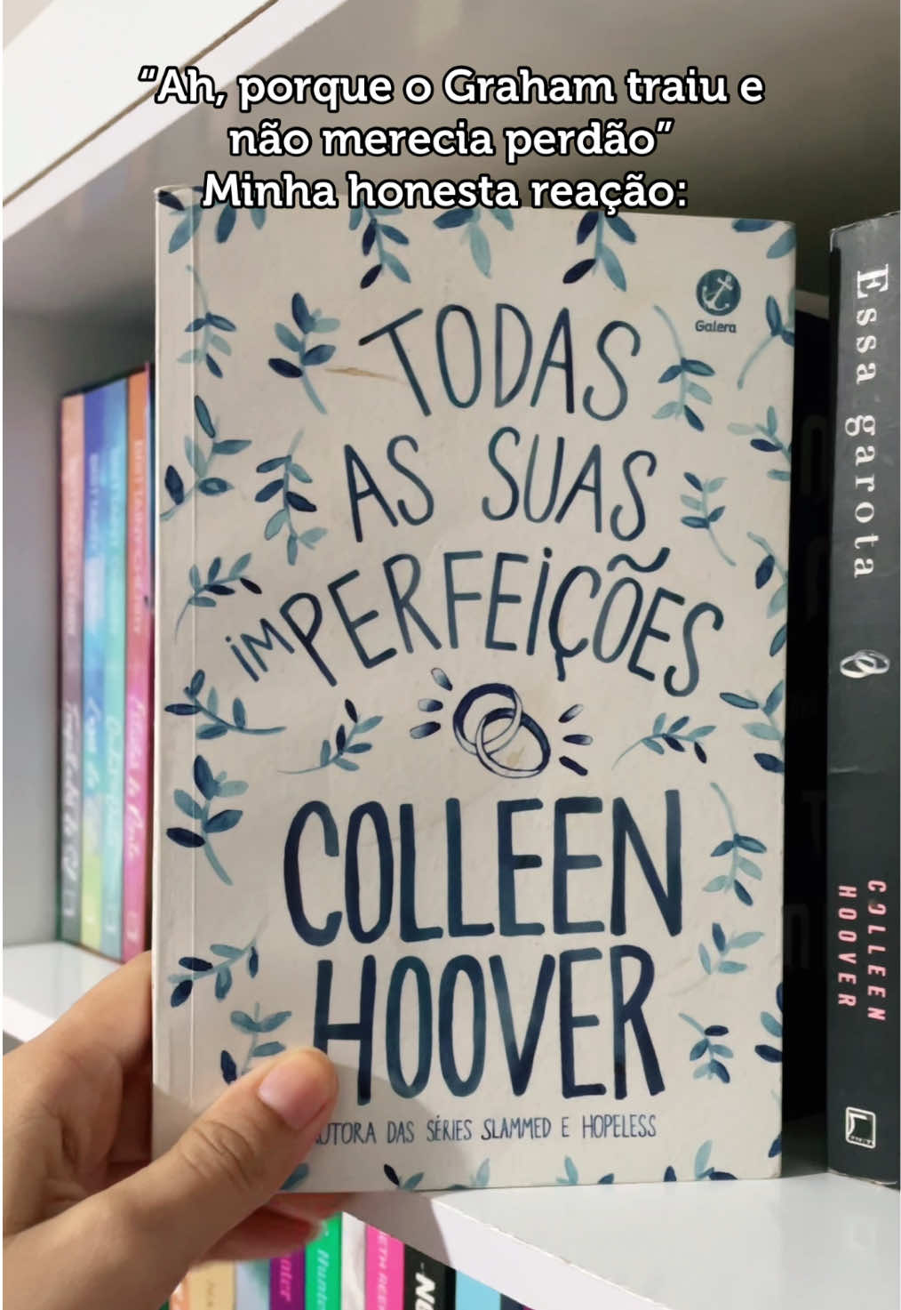 Até parece que a Quinn era uma esposa perfeita, né? Usava o Graham e ninguém fala disso 🤡 #todasassuasimperfeicoes #colleenhoover #vaiprofy #BookTok 