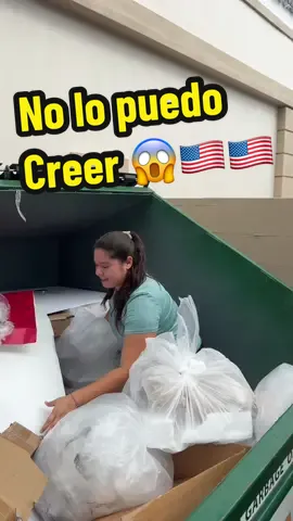 Buscando tesoros en los dumpster mira todo lo que rescatamos hoy de burlington #fyp #dumpsterdadreal #dumpsterdiving #videoviral #usa 