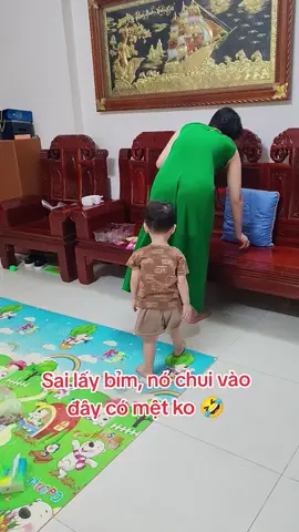 Chắc của mẹ và của bé giống nhau #bonchutich #mevabe #xuhuong #xh 