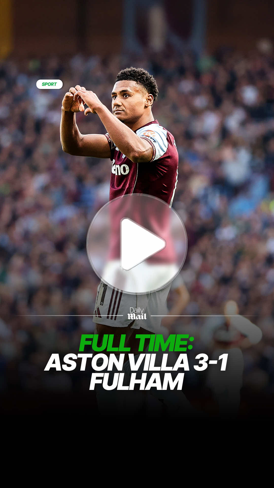 Aston Villa defeat Fulham 3-1 to secure their first PL win of the season 🚨 Ollie Watkins grabbed his first goal of the campaign ⚽️ #astonvilla #PremierLeague #fulham #football #Soccer 