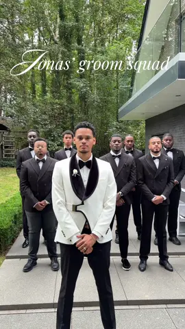 Jonas’ groom squad is ready !🔥 #groom #wedding #transition #congolesewedding #groomsmen 