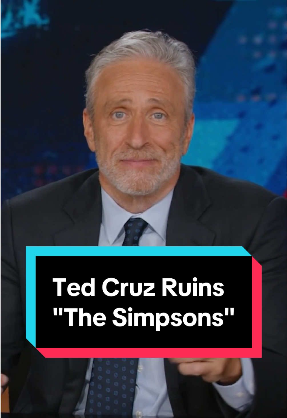 Ted Cruz has managed to ruin every piece of pop culture that Jon Stewart loves #DailyShow #TedCruz #Simpsons #JonStewart 