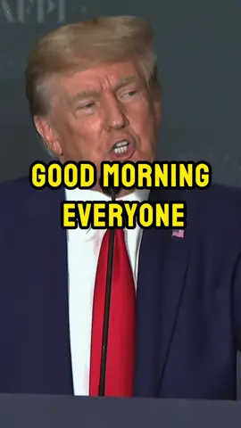 Good morning everyone #trump #usa🇺🇸 #fyp 