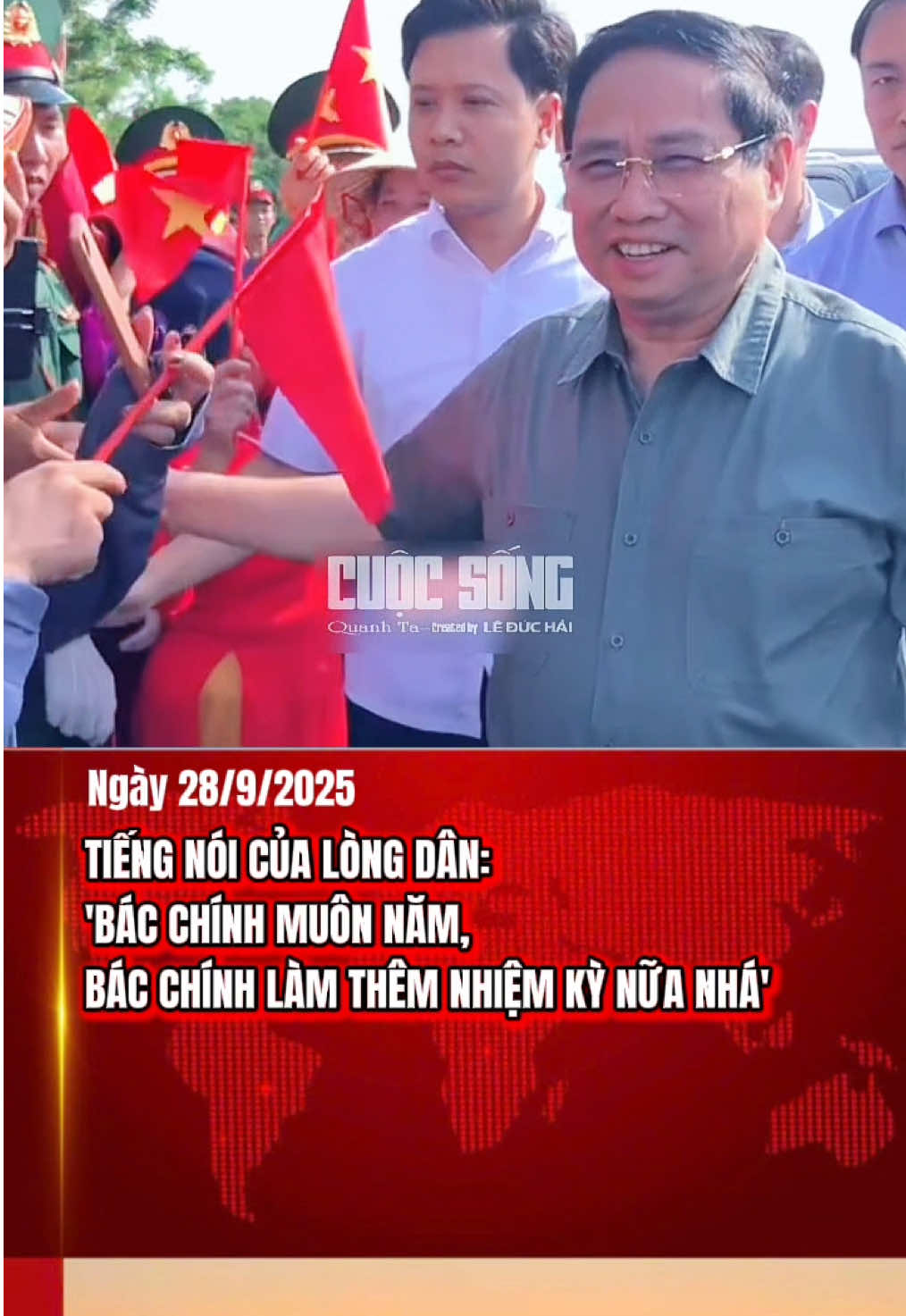 Khi ý Đảng hợp lòng dân. Tiếng nói của người dân khi gặp Thủ tướng Phạm Minh Chính: 'Bác Chính muôn năm, Bác Chính làm thêm nhiệm kỳ nữa nhá'. #cuocsongquanhta #tintuc #thutuongphamminhchinh #thutuongchinhphu #daituongphanvangiang 