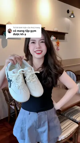 Trả lời @thuỳ trang tập gym tui đi nè. Đi thích lắm #vyreview #muataitiktokshop #tiktokshop99 #giaythethao #giaythethaonu 