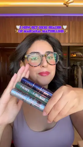 Discover the new SKY HIGH shades of mascare from @Maybelline Maroc 😍 🤍Space Diamond 💜Plum Twilight 💚Green Altitude So which one is your fav 😍  #skyhighmascara #maybelline #maybellinemakeup #mascarahacks #fyp 