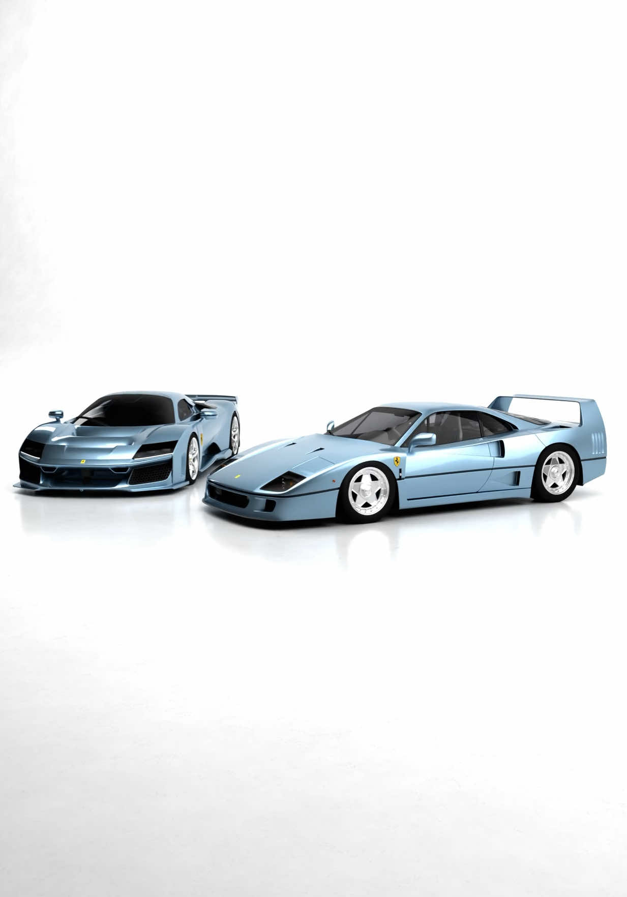 F80 🤝 F40 - #f40 #f80 #ferrari #fyp #carsoftiktok 