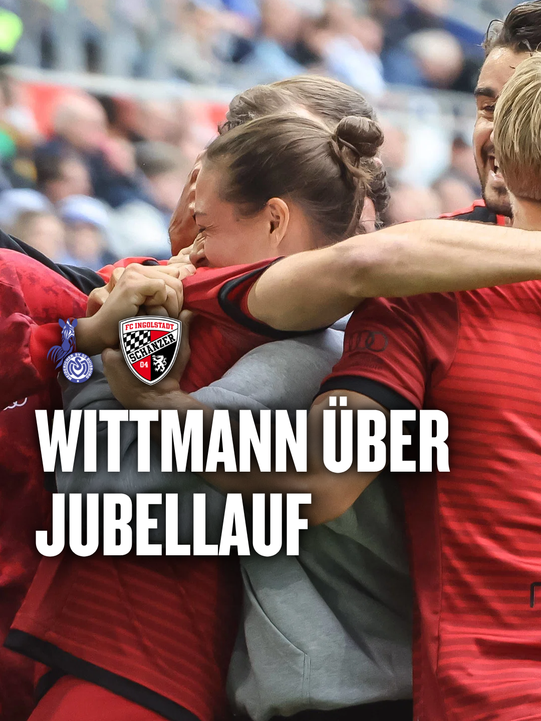 Gemeinsam von der E-Jugend bis zur 3. Liga 🥹Ein ganz besonderer Moment für Davide-Danilo Sekulovic und dessen Trainerin Sabrina Wittmann. Trotz des Führungstreffers des 21-Jährigen verlor der FC Ingolstadt das Heimspiel gegen Duisburg noch. #kicker #3liga #dritteliga #fcingolstadt #schanzer #sekulovic #wittmann