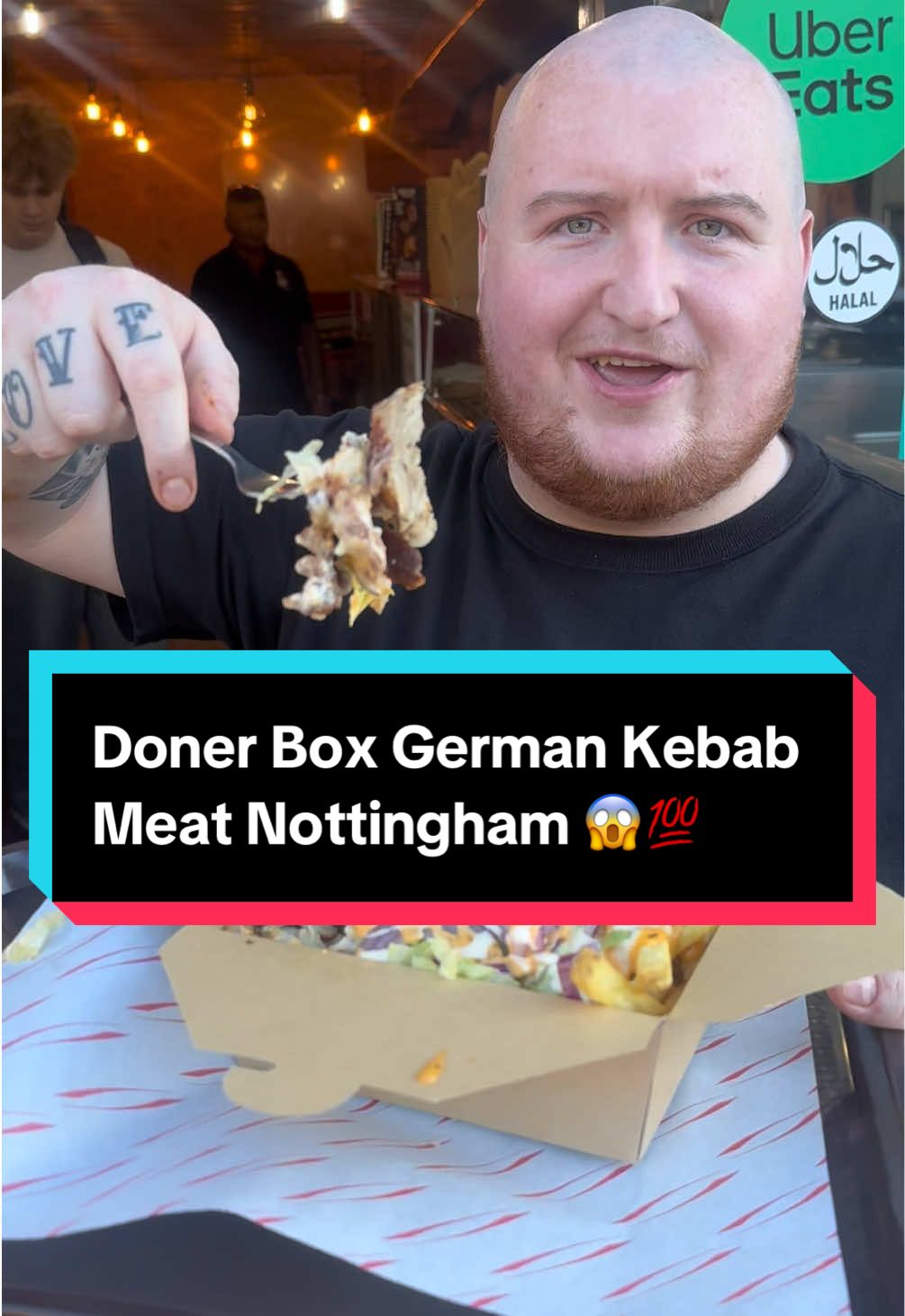 Doner Box German Kebab Meat Nottingham 😱💯 #germankebab #nottingham #takeaway #kebab #foodies 