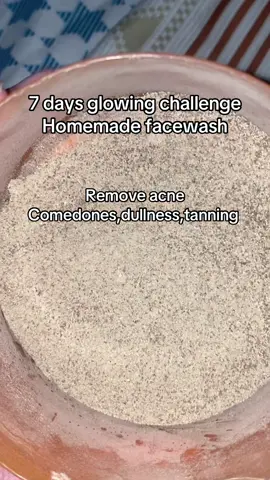 Homemade glowing facewash✨ ignore nails there’s powder on my nails🙂#rating #skincare #SkincareProducts 