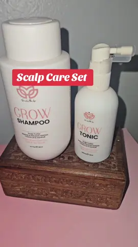 champú y tonic para el cuidado del cabello #simplymandys #scalpcareset #growshampoo  #growtonic #cabellohermosoysano 