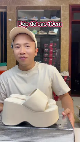 Dép nữ đế cao 10cm thiết kế đẹp, siêu nhẹ, êm, bền, giá rẻ #manhgiay #depcaogot #depnu #depdecao #guocnu 