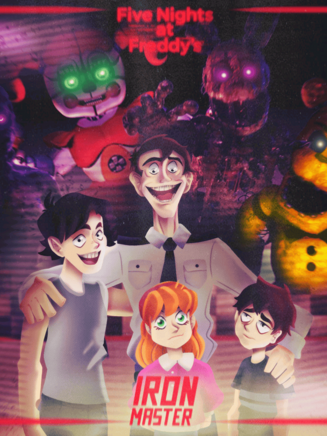 Vinnysz♪ | É SEMPRE WILLIAM Quebrados (família afton) - Iron master  part William  especial 3 k @LUX.  #geek #lyric #fnaf #ironmaster #williamafton 