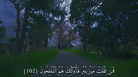 هل تبحث عن غذاء للروح والفكر معًا؟ عليك بالكتاب الموجود بالبايو مختصر وفهمه يسير على العامه  سورة المؤمنون - ( فَمَن ثَقُلَتۡ مَوَٰزِينُهُۥ فَأُوْلَٰٓئِكَ هُمُ ٱلۡمُفۡلِحُونَ  ) #القارئ#ماهرالمعيقلي#قران#quran  #اكتب_شي_توجر_عليه 
