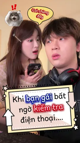 Các ông giấu gì trong điện thoại là tụi tôi biết hết đấy nháaa ! #couple #couplecomedy #giaitri #haihuoc #trending 