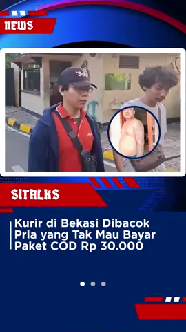 Seorang kurir jasa ekspedisi berinisial ID (22), diduga dibacok pria berinisial KC saat mengantar paket di Perumahan Harapan Jaya, Jalan Gunung Lauser, Kecamatan Bekasi Utara, Kota Bekasi, Jumat (26/9/2025) sekitar pukul 11.00 WIB. Kejadian itu bermula saat ID mengantar paket ke rumah KC. Sesampainya di rumah tersebut, KC meminta pembayaran untuk paketnya sebesar Rp 30.000 melalui transfer. 