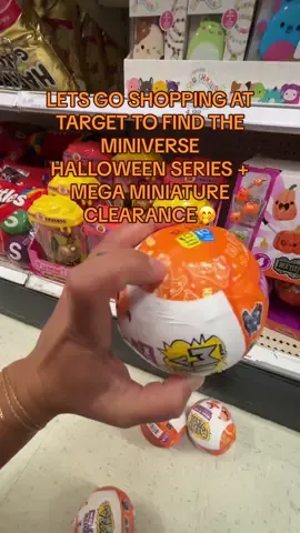 GUYS WHY ARE ALL THE MINIVERSE ON CLEARANCE AT TARGET I WANT TO SCREAM IN THE AISLE RN IM SO HAPPY😭😭😭😭 #minibrands #miniverse #halloween #target #shopwithme  