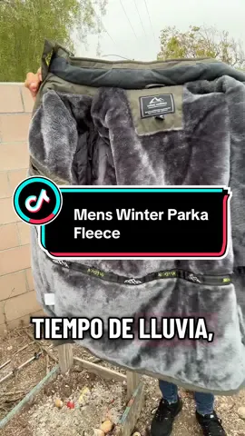 Mens Winter Parka Fleece# #parka #jacket #impermeable #lluvia #winterfashion 