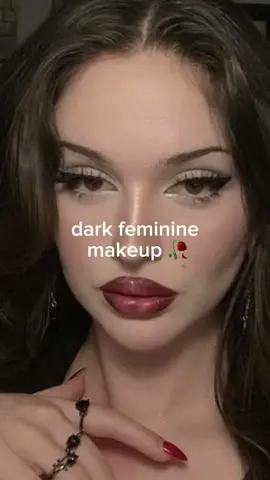 dark feminine makeup 🥀 @DanessaMyricksBeauty blurring balm, @urban decay face bond foundation, @Kosas brightening concealer, @Anastasia Beverly Hills contour stick, @maccosmetics powder foundation, @Kaleidos Makeup contour powder, @Morphe Cosmetics eyeshadow palette in moonstone, Anastasia Brow Freeze & Skinny Brow Pencil, @Hard Candy eyeshadow in light out, @COVERGIRL micro liner & liquid liner, @Lilly Lashes self adhesive lashes, @Ruby Kisses plumping lip liner,  @Rituel de Fille adder tongue, @Maybelline NY liquid lip stick in pioneer #darkfeminine #romanticgoth #vampymakeup #darkfemininemakeup #softgothmakeup