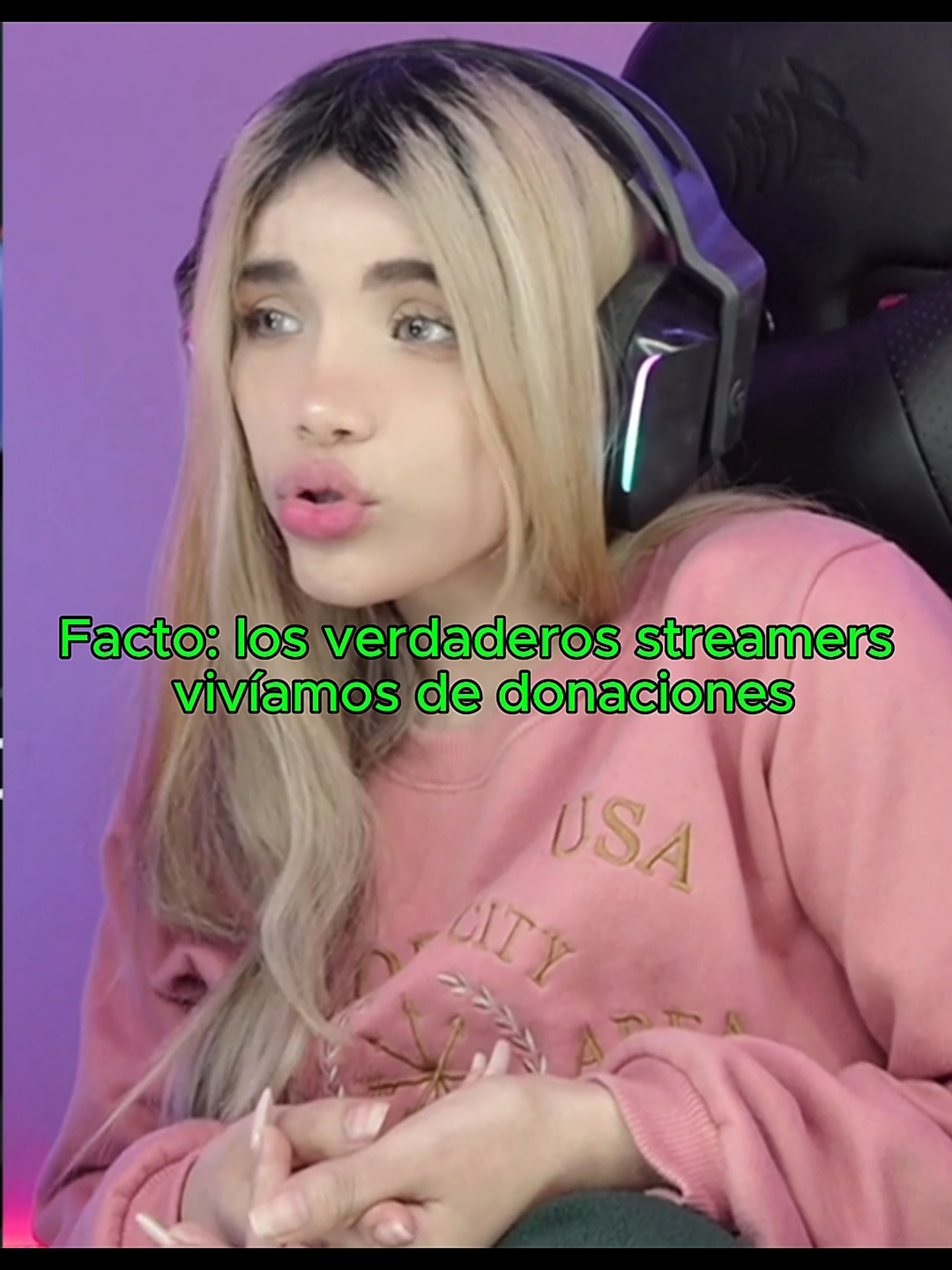 Sandraskins los verdaderos streamersvivíamos de donaciones #Sandraskins #fyp #milenka #zully ##dota2 #sachauzumaki #kickperu
