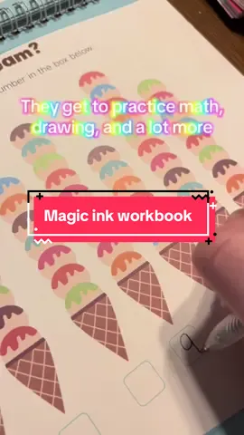 Perfect gift for kids! They can write, do simple math, draw pictures and much more. It’s a fun learning school activity and helps kids excel in school! My favorite part is the disappearing magic ink! This book can be reused many times! #preschoolactivities #kidslearning #handwritingbooks #groovedhandwritingbook #activitybookforkids 