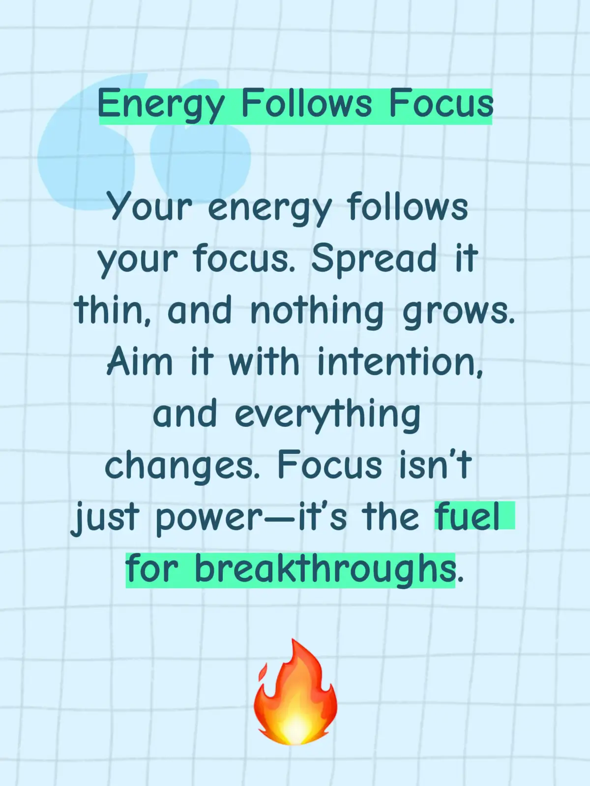Your energy always flows where your attention goes. When you scatter it across distractions, you weaken your results. But when you direct your focus on one meaningful goal, you multiply your strength. Focus creates clarity, momentum, and power. It transforms average effort into extraordinary results. Distraction is the enemy of progress, but focus is the tool that unlocks success.#DisciplineOverMotivation #dailymotivation #MotivationDaily #FutureSelf 