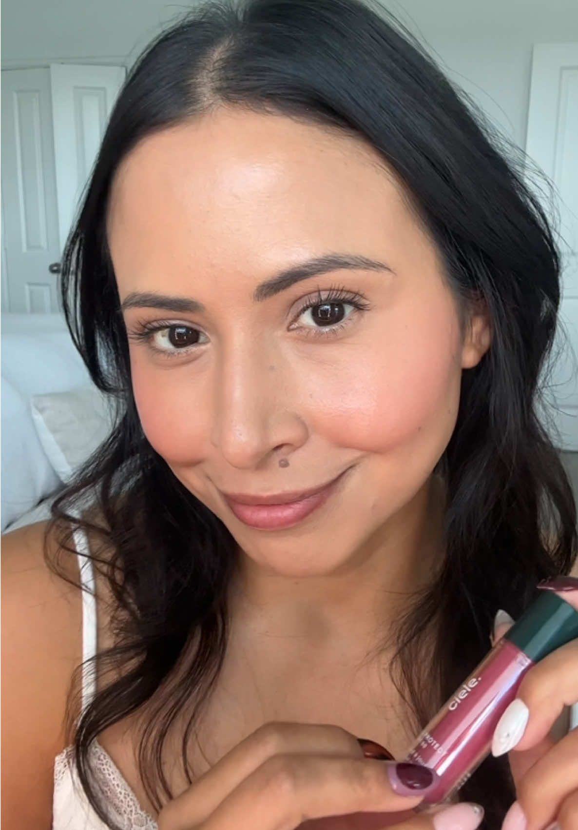 Berry sweet cheeks 🍓 A flush of color + SPF in one swipe. Ciele Blush & Protect in Berri is perfect for an everyday flush of color. @Ciele Cosmetics #blush #spf #grwm #sephora #glowymakeup 