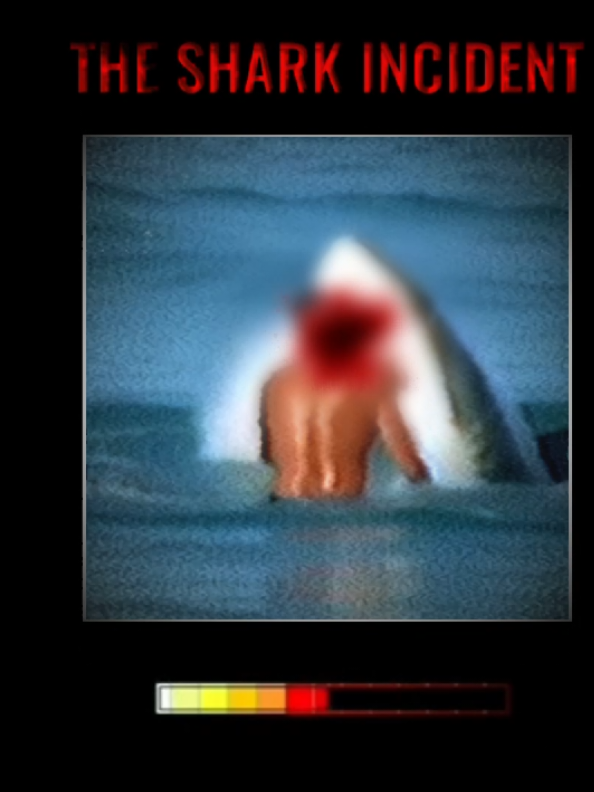the shark incident in USA #analoghorror #shark #truecrime #horror #creppy 