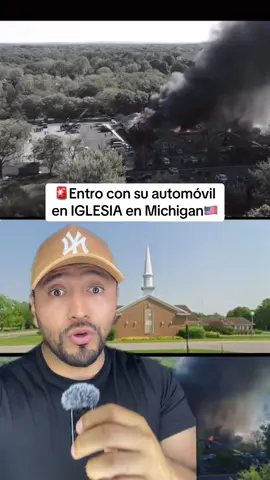 He drove into a church in Michigan. #alfredomx #michigan #church #grandblanc #us  