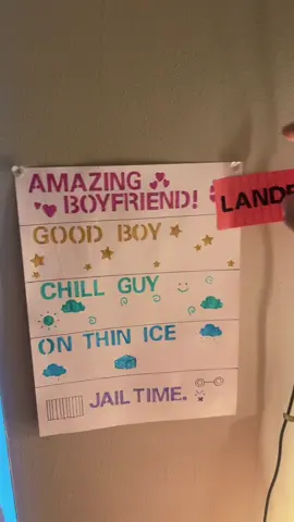 this is your sign to make your boyfriend a behavior chart  #bf #foryou #fyp 