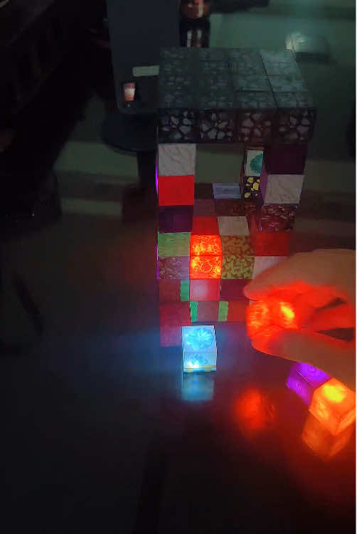 I can play for over an hour without spending any money, Mom🥳🥳#magneticbulidingcnbes#tiktokshop#buildingblocks#Minecraft#foryoupage❤️❤️