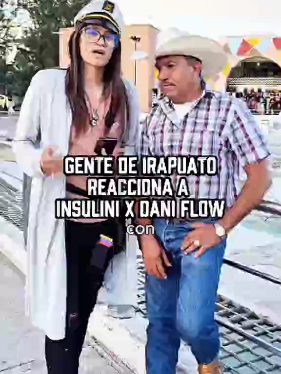 Gente de Irapuato reacciona a insulini ft. Dani Flow#insulini #daniflow @daniellegem92 Flow