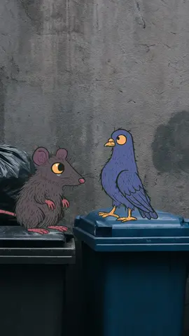 Gata gata 🥲🥺🐀🐭🐦#romania #comedie #deseneanimate #fyp #animation 