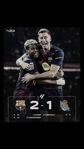 برشلونه ينتصر على ريال سوسيداد بثنائيه ليفاندوفسكي وكوندي مبروك ياكتلان 💙❤️✨: #تيم_لاكس_الاعظم #تيم_مصممين_اوربا💎 #foryoupageofficiall #برشلونه_عشق_لا_ينتهي💞🔱🏅 