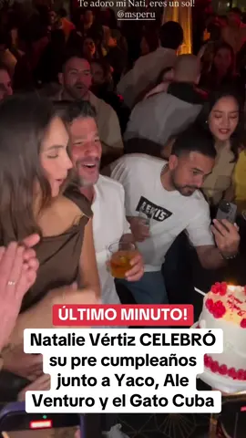 28.09/1: #natalievertiz celebró su cumpleaños con amigos  . #yacoeskenasi #aleventuro #gatocuba #fyp #parati #riclatorrez #riclatorre #chollywood #farandulaperuana  #magalytvlafirme #magalymedina #amoryfuego  #destacame  #americahoy #lanochehabla #evdlv #elvalordelaverdad #foryou #fy #Viral #Peru #peruanos