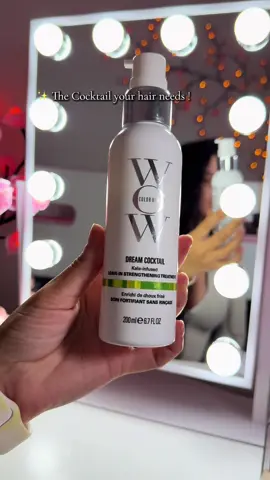 🌿 Color WOW Dream Cocktail – a leave-in treatment that nourishes, strengthens & gives your hair instant shine. 💆‍♀️ Perfect for silky, frizz-free, healthy-looking hair every day! #HairCare #ColorWOW #DreamCocktail #ShinyHair #FrizzFree  