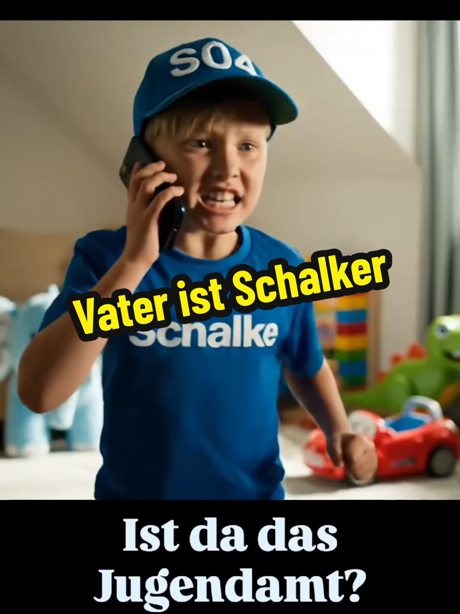 Wenn der Vater Schalke Fan ist #funnytiktok #fußball #schalke #kind #witzig 
