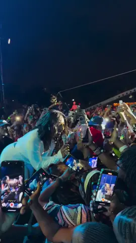 Tems singing with a fan in Nairobi, Kenya 🇰🇪 #tems #johnwalker #temsinkenya 