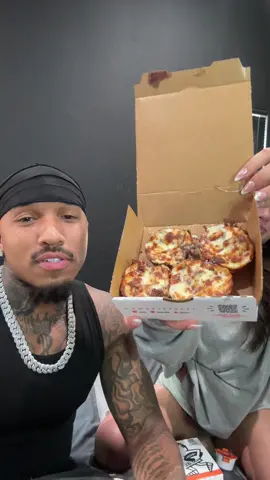 Mukbang gang.. #fyp #littlecaesars #Foodie