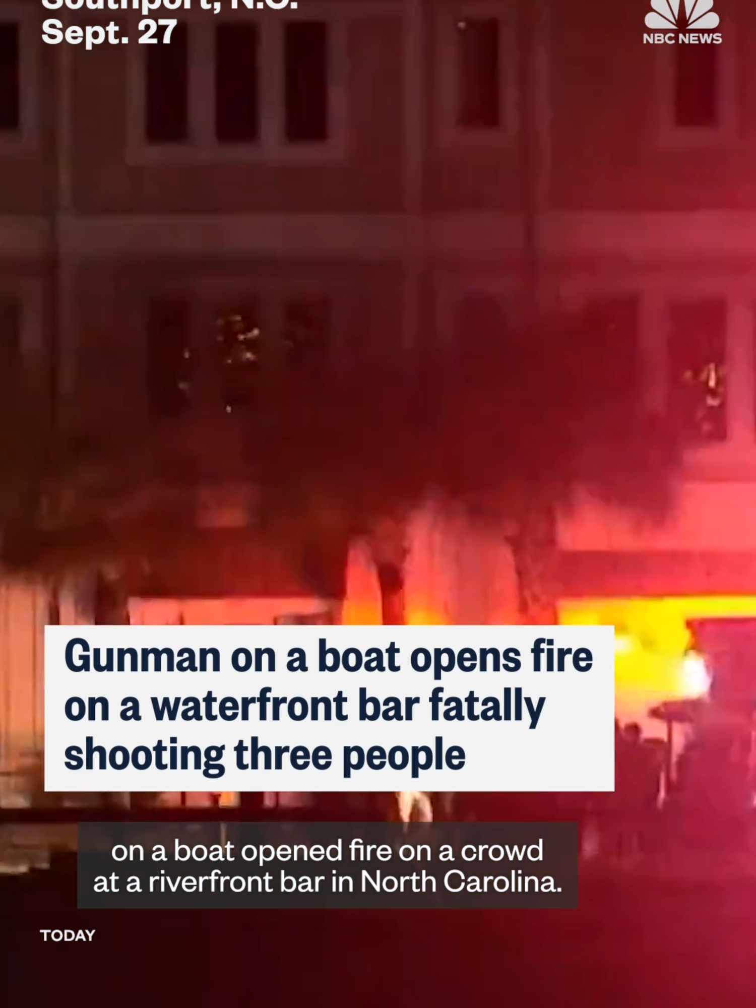 A lone gunman killed three people and injured five others at a packed #NorthCarolina waterfront bar late in what police described as a “highly premeditated” attack.