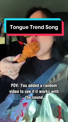 They said add a random video. Eating Jollibee chicken 🤣🤣🤣 #forcontentonly #forentertainmentonly #tiktokfunnyvideos #comedyvideo              #CapCut 