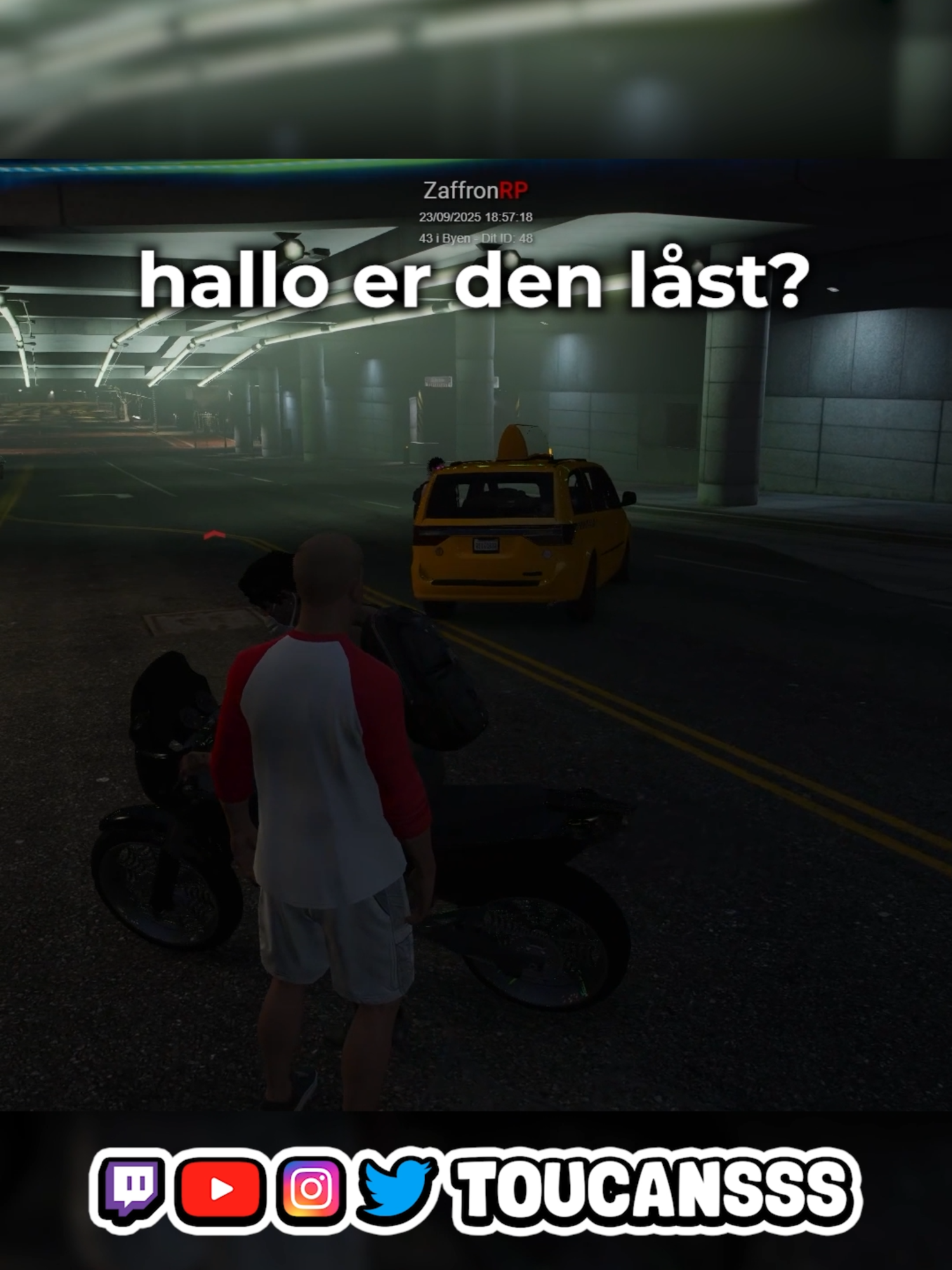 nupper lige en tur på scooter #fivem #gtarp #fivemdanmark #danskfyp