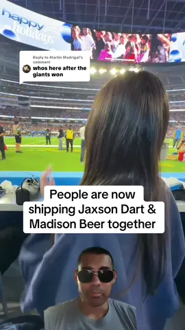 Replying to @Martin Madrigal People are now shipping Jaxson Dart & Madison Beer together #madisonbeer #jaxsondart #justinherbert #nygiants #madisonbeerfan 